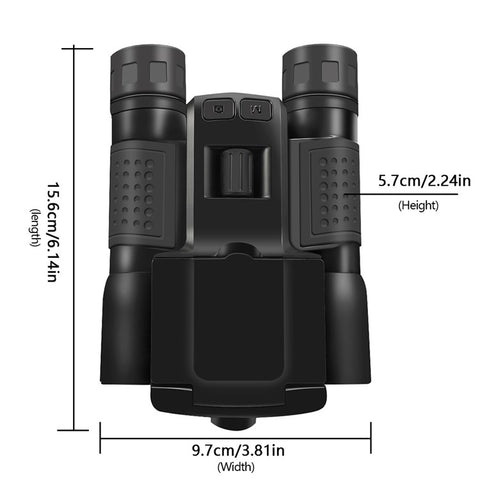 DT30 2.4" LCD Display HD Binoculars for Outdoor Bird Watching, 12X32 Powerful Digital Binoculars