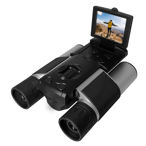 DT10 2.0" IPS LCD Screen Display Binoculars 10X HD Video Photo Recorder Binoculars for Bird Watching