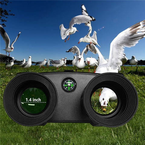 DT99 1.4-inch Screen Dual-Camera Binoculars 3D Night Vision Digital Telescope Support TF Card
