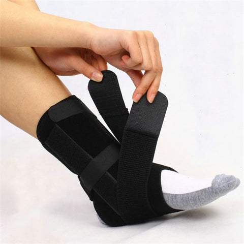 Ankle Support Brace Breathable Composite Fabric Sleeve Adjustable Wrap for Tendon, Sprain, Injury Recovery