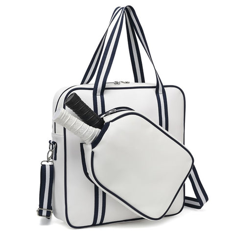 5625 PU Leather Racket Storage Bag Handbag Gym Bag Crossbody Shoulder Bag