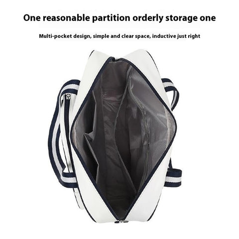 5625 PU Leather Racket Storage Bag Handbag Gym Bag Crossbody Shoulder Bag