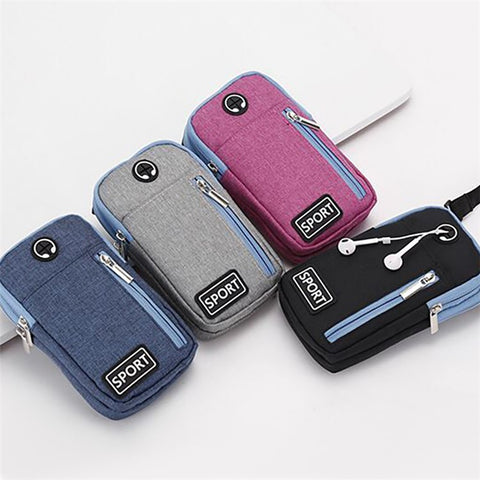 Color-matching Crossbody Cell Phone Purse Wallet Waist Bag (Suitable for Smartphone under 6.5-inch)