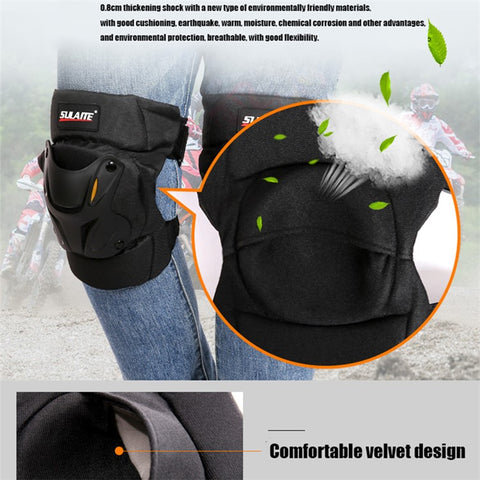 SULAITE 1 Pair MTB Bike Motorcycle Riding Protective Knee Pads Guards