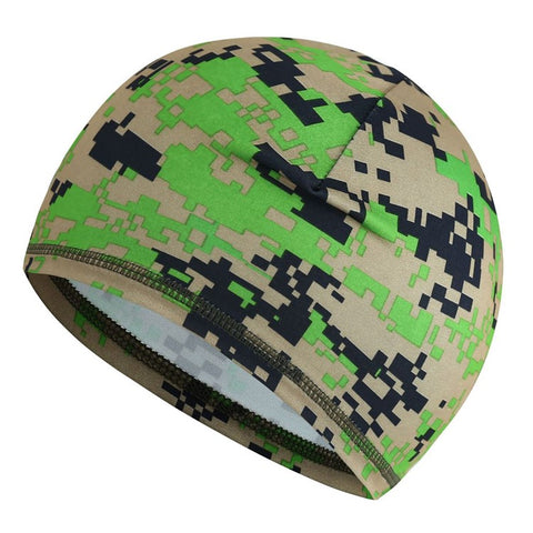 Quick Dry Sunproof Summer Cycling Cap Camouflage Bike Motorcycle Helmet Liner Hat Ice Silk Sport Headwear