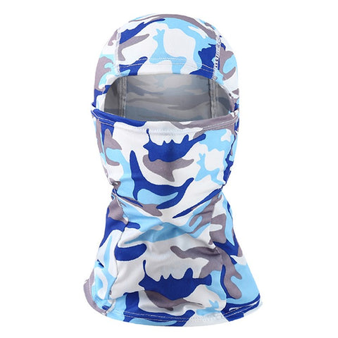 Outdoor Quick Dry Ice Silk Balaclava Face Cover Sun Protection Elastic Neck Gaiter Scarf