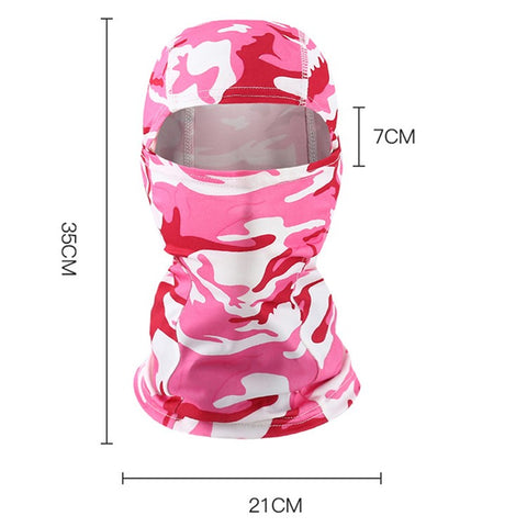Outdoor Quick Dry Ice Silk Balaclava Face Cover Sun Protection Elastic Neck Gaiter Scarf