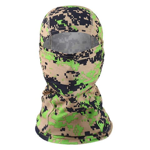 Outdoor Quick Dry Ice Silk Balaclava Face Cover Sun Protection Elastic Neck Gaiter Scarf
