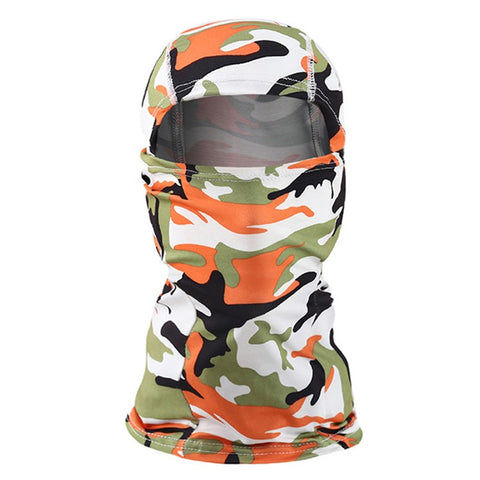 Outdoor Quick Dry Ice Silk Balaclava Face Cover Sun Protection Elastic Neck Gaiter Scarf