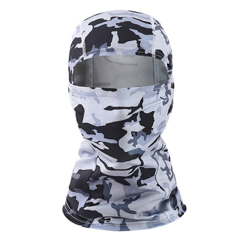 Outdoor Quick Dry Ice Silk Balaclava Face Cover Sun Protection Elastic Neck Gaiter Scarf