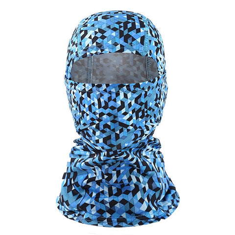 Outdoor Quick Dry Ice Silk Balaclava Face Cover Sun Protection Elastic Neck Gaiter Scarf