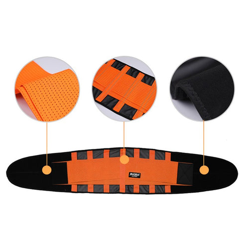 JINGBA SUPPORT 2308B Adjustable Waist Brace Support Sports Breathable Back Lumbar Brace Belt for Sciatica, Herniated Disc, Scoliosis Back Pain Relief