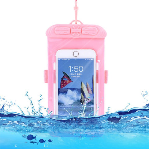 T-35N Waterproof Bag for Under 5.2-inches Mobile Phone Beach Pool Phone Dry Bag with Strap for Swimming