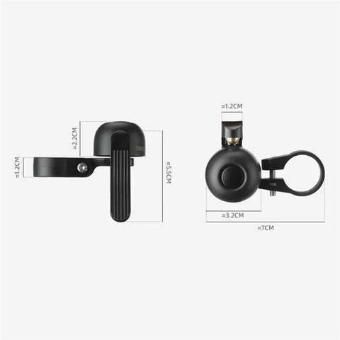 ROCKBROS Copper Alloy Loud Bike Bell Mountain Road Bicycle Cycling Warning Metal Horn