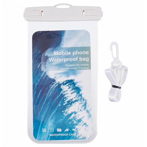 Waterproof Phone Pouch Case Holder for Under 6.5-inches Phone Underwater Clear Cellphone Dry Bag