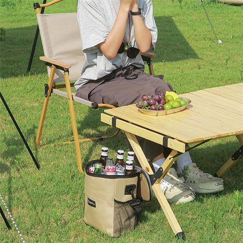 AOTU 11L Outdoor Camping Picnic Insulated Lunch Food Storage Drink Cooling Bag with Shoulder Strap