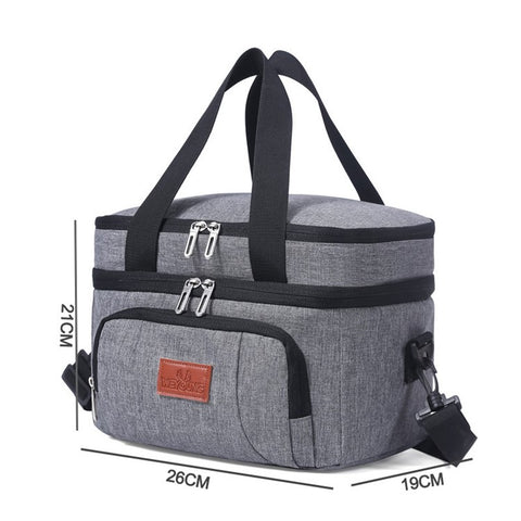 AOTU 10L Outdoor Picnic Thickened Insulated Bag Food Storage Drink Cooling Handbag