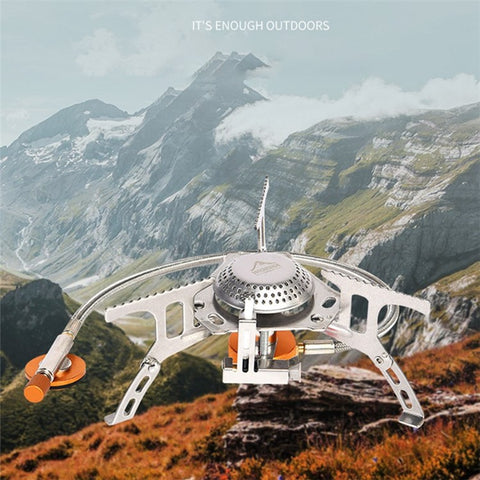 WIDESEA Portable Camping Stove Burner Windproof Folding Lightweight Stove for Outdoor Hiking Cooking