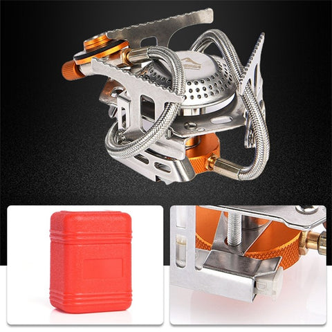 WIDESEA Portable Camping Stove Burner Windproof Folding Lightweight Stove for Outdoor Hiking Cooking