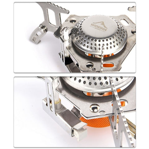 WIDESEA Portable Camping Stove Burner Windproof Folding Lightweight Stove for Outdoor Hiking Cooking