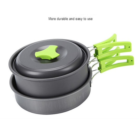 AOTU AT6385-3 Cookware Set for 1-2 People, Oxidized Aluminum Alloy Pot Pan with Utensils (BPA-free, No FDA Certified)