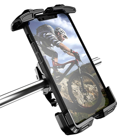 360 Degree Rotation Riding Clamping Phone Holder MTB Bike Bicycle Motorcycle Phone Stand Bracket