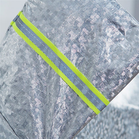 Reflective Motorcycle Cover Protection Shelter Outdoor Anti-UV Waterproof Motorbike Cover Protector, Size: XXL