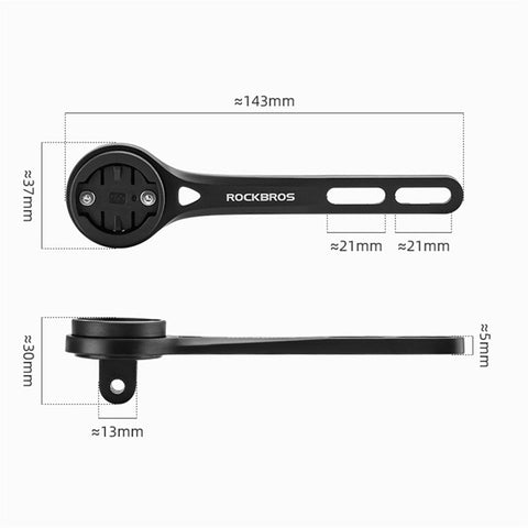 ROCKBROS 29210012002 Bike Computer Holder Handlebar Mount Nylon Extension Bracket