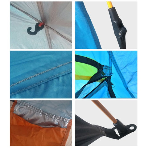 Outdoor Camping Tent Rain-proof Windproof Easy Open Automatic Tent, 200x150x110cm