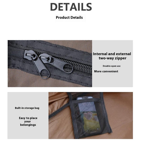 Single Person Quick Open Hiking Tent Outdoor Mosquito Proof Tactical Camping Shelter with Storage Bag