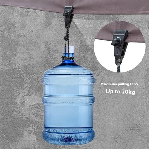10Pcs Heavy Duty Tent Clamps Outdoor Windproof Tarp Canopy Plastic Clips