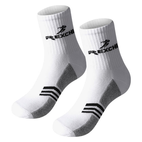 REXCHI XWZ10 1 Pair Cotton Cycling Socks Athletic Running Compression Sports Socks for Men, Women