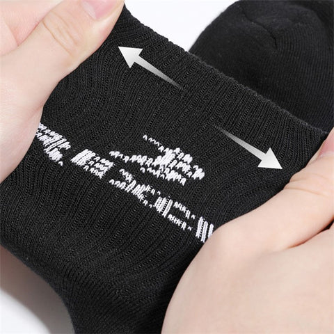 REXCHI XWZ10 1 Pair Cotton Cycling Socks Athletic Running Compression Sports Socks for Men, Women