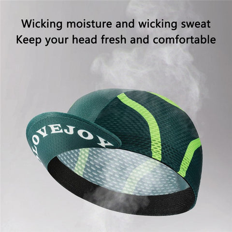 GOLOVEJOY XMZ287 Anti-UV Breathable Hat Cycling Skull Cap Under Helmet Liner with Sun Visor