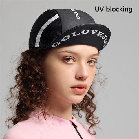 GOLOVEJOY XMZ287 Anti-UV Breathable Hat Cycling Skull Cap Under Helmet Liner with Sun Visor