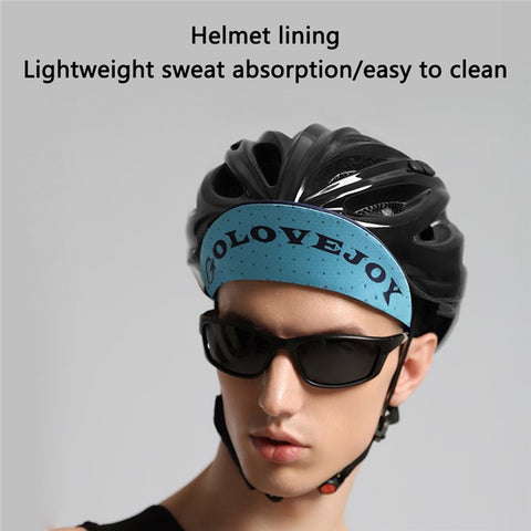 GOLOVEJOY XMZ287 Anti-UV Breathable Hat Cycling Skull Cap Under Helmet Liner with Sun Visor
