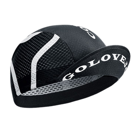 GOLOVEJOY XMZ287 Anti-UV Breathable Hat Cycling Skull Cap Under Helmet Liner with Sun Visor