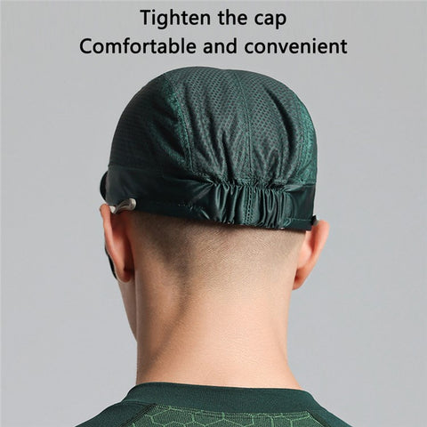 GOLOVEJOY XMZ286 Cycling Skull Cap Under Helmet Liner Sun Visor Anti-UV Quick-Dry Hat for Men, Women