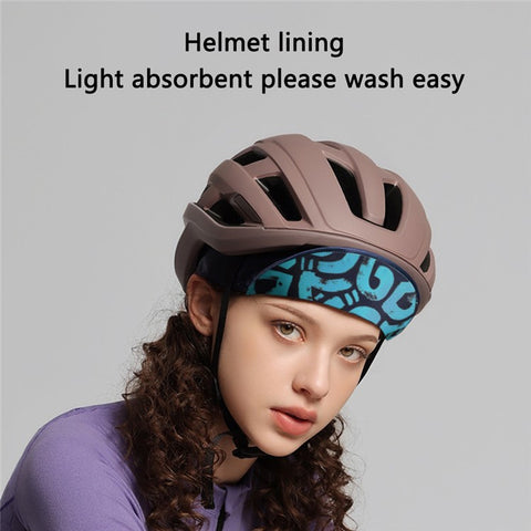 GOLOVEJOY XMZ286 Cycling Skull Cap Under Helmet Liner Sun Visor Anti-UV Quick-Dry Hat for Men, Women