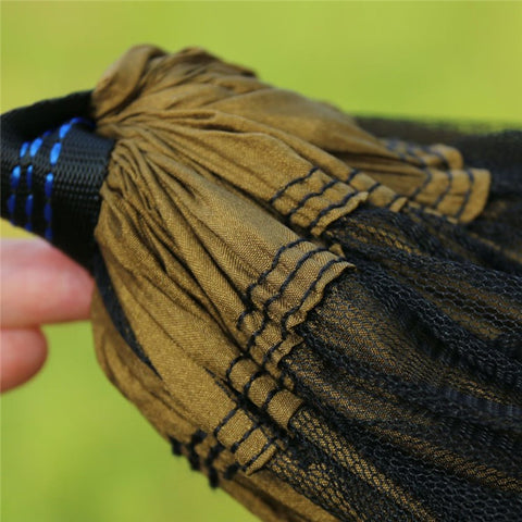 260x140cm Tree Hanging Hammock Camping Bedding with Mosquito Net