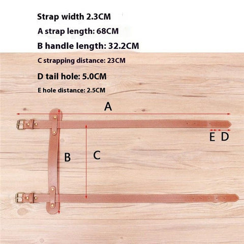 AOTU Outdoor Picnic Blanket Rug Carrying Belt Adjustable Picnic Mat PU Leather Strap