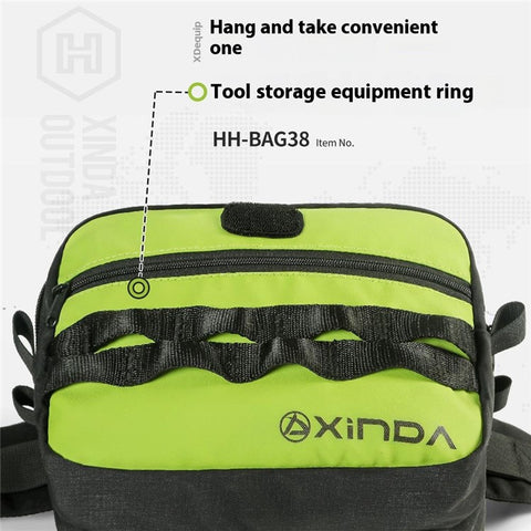 XINDA HH-BAG38 Aerial Work Waist Pack 7L Tool Storage Bag Rock Climbing Crossbody Bag