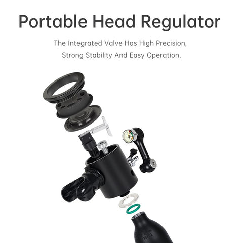 DIDEEP X3000Pro 5-10 Mins Diving 0.5L Mini Lung Air Tank with Standard Adapter + Anti-lost Lanyard Kit Set, Style B