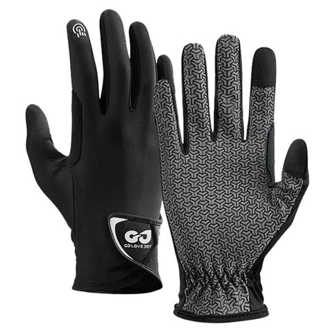 GOLOVEJOY XG83 Professional Equestrian Gloves Summer Ice Silk Anti-slip Touch Screen Mittens