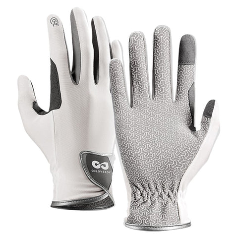 GOLOVEJOY XG83 Professional Equestrian Gloves Summer Ice Silk Anti-slip Touch Screen Mittens