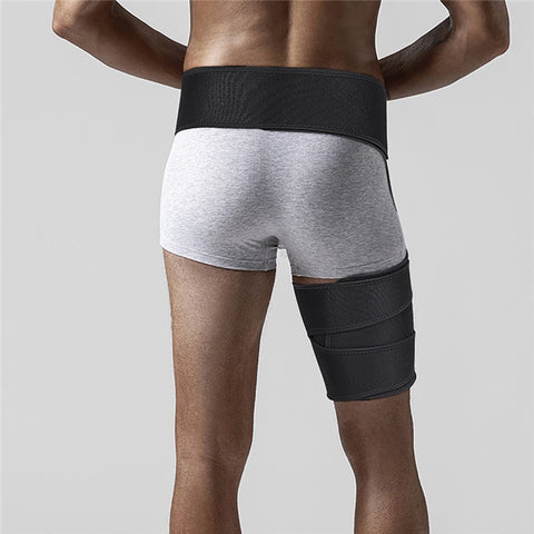 KYNCILOR AB052 Fitness Leg Pad Groin Belt Anti-Strain Breathable Muscle Hip Thigh Protection Strap Weightlifting Exercise Protector