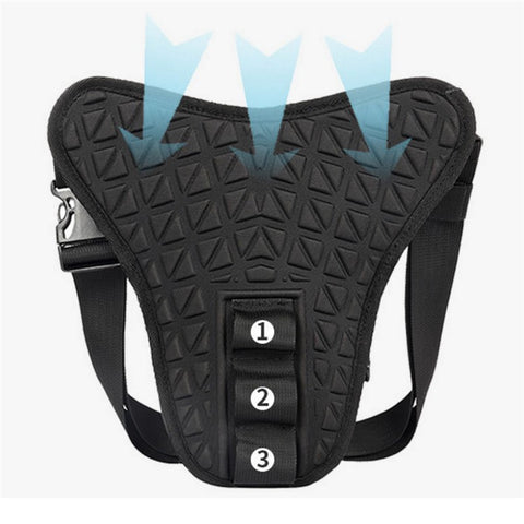 RZAHUAHU Waterproof Motorcycle Leg Bag Waist Pouch Expandable Riding Pack Crossbody Bag