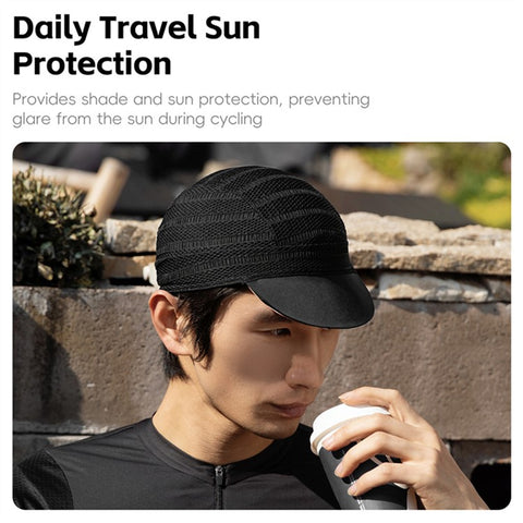 WEST BIKING YP0201452 Summer Cycling Cap Breathable Ice Silk Sun Protection Helmet Liner Hat