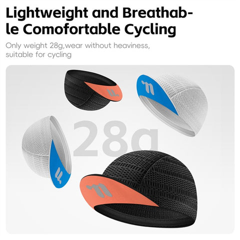 WEST BIKING YP0201452 Summer Cycling Cap Breathable Ice Silk Sun Protection Helmet Liner Hat