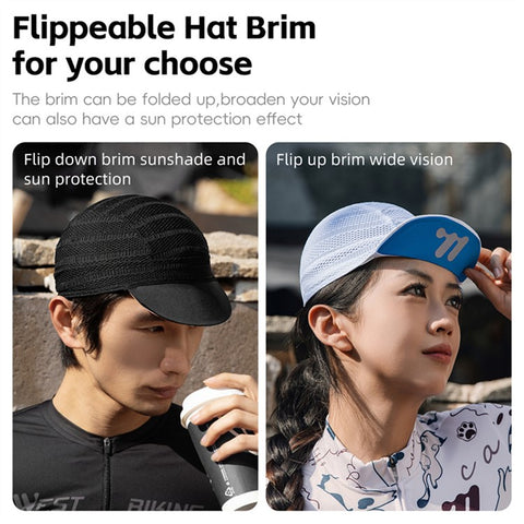 WEST BIKING YP0201452 Summer Cycling Cap Breathable Ice Silk Sun Protection Helmet Liner Hat